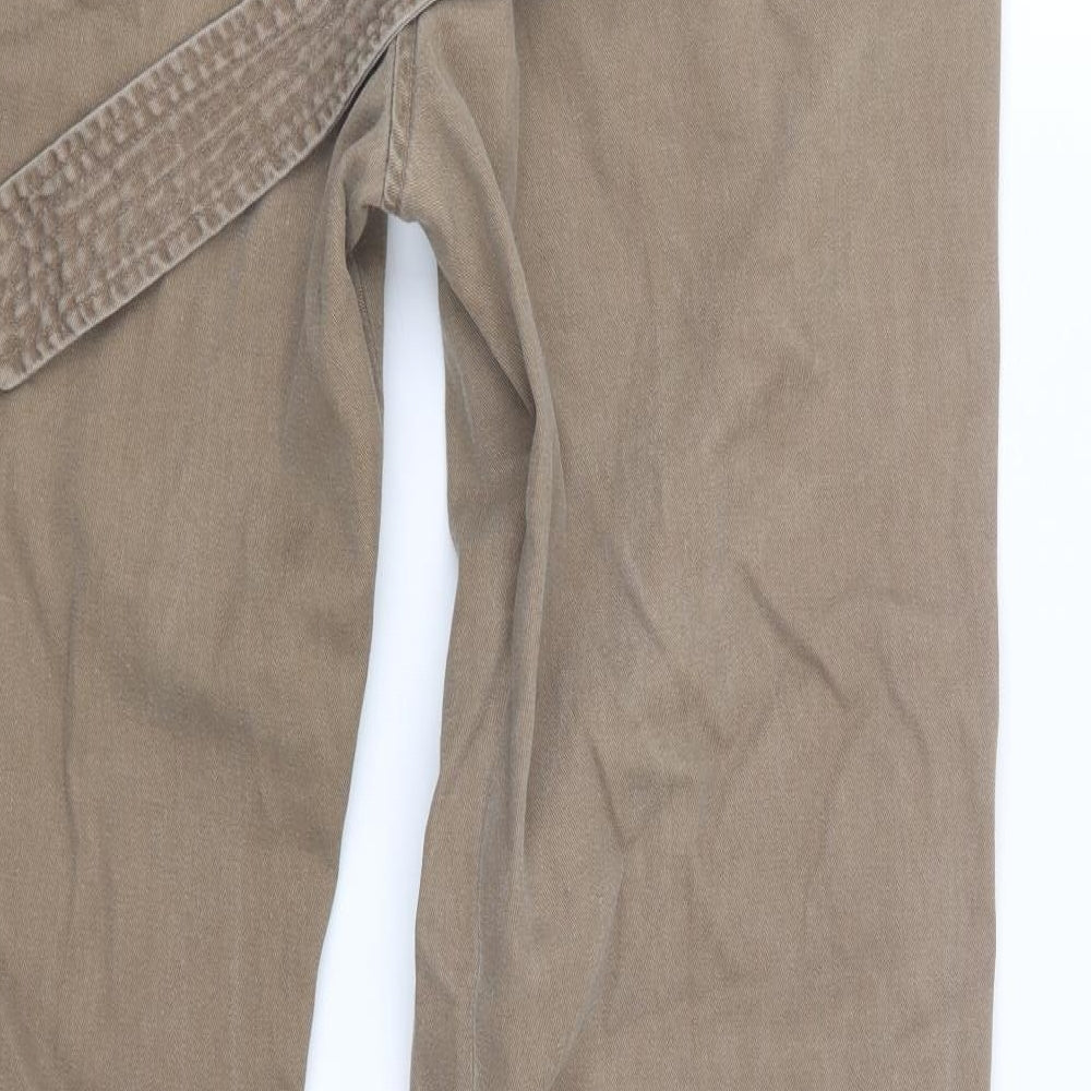 French Connection Womens Brown   Trousers  Size 10 L30 in