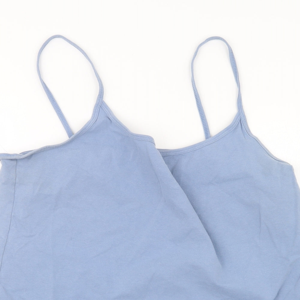 Papaya Womens Blue   Basic Tank Size 18