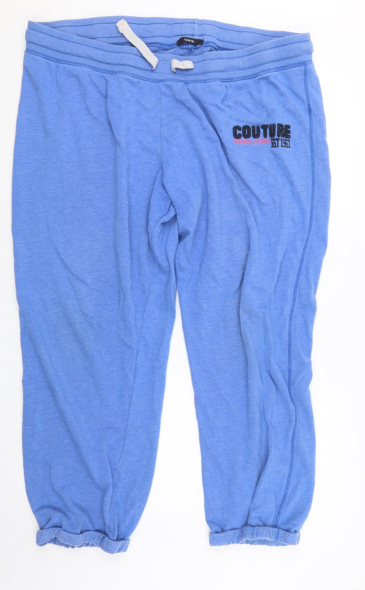 George Womens Blue   Jogger Trousers Size 20 L27.5 in
