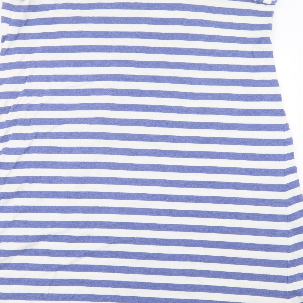 Blooming Marvellous Womens Blue Striped  Basic Tank Size XL