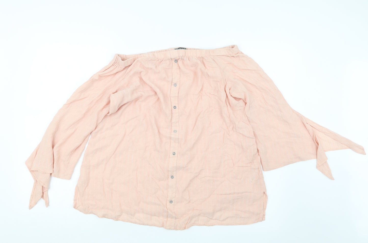 George Womens Pink   Basic Blouse Size 18