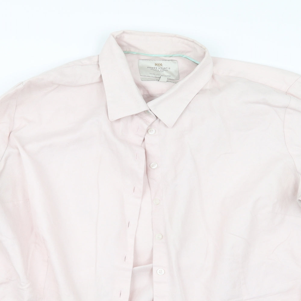 Hawes & Curtis Womens Pink   Basic Button-Up Size 20