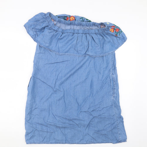 F&F Womens Blue   Basic T-Shirt Size 12