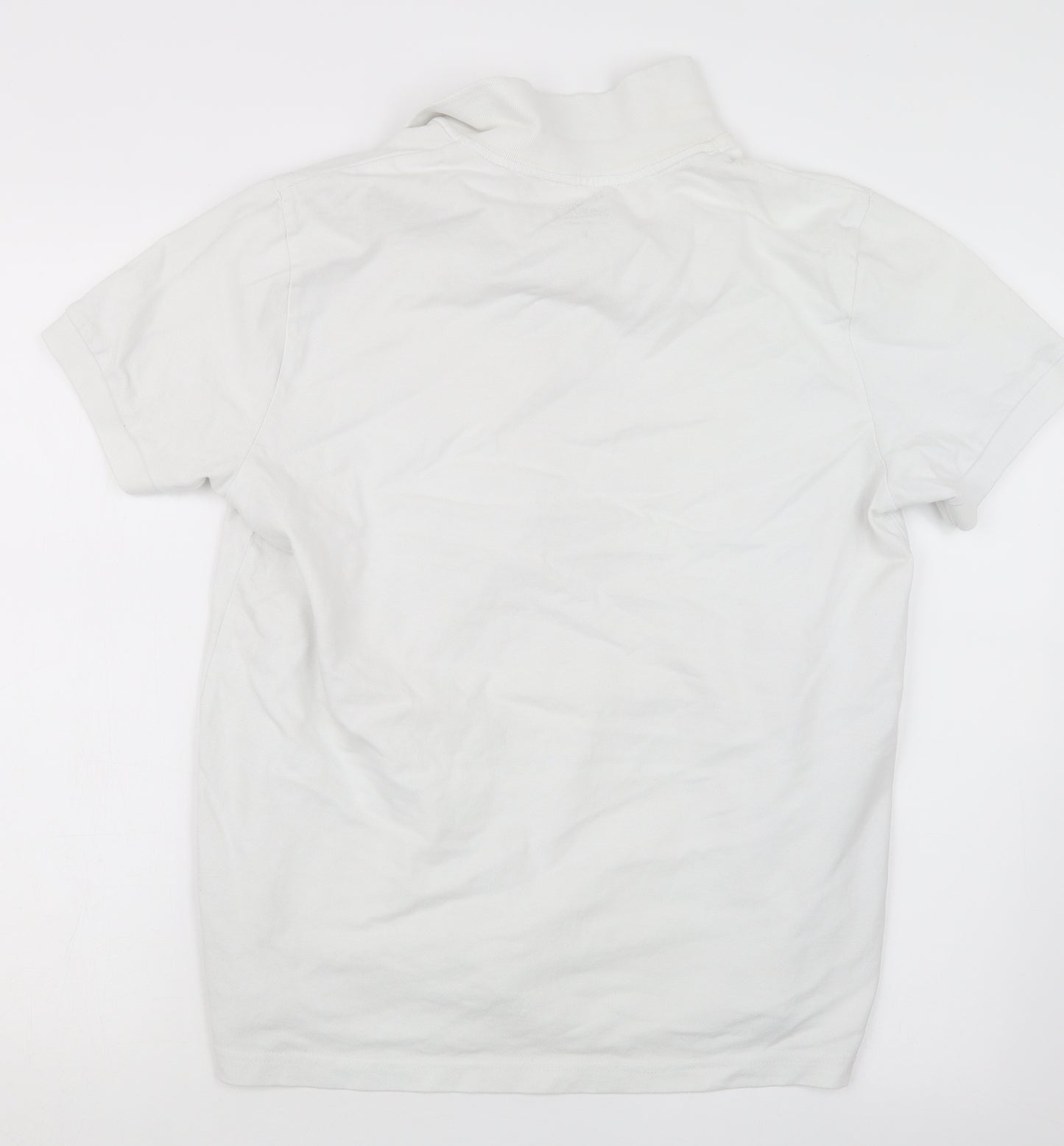 George Mens White    Polo Size L