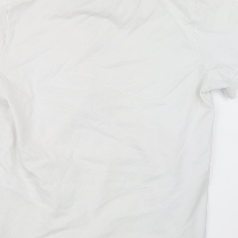 George Mens White    Polo Size L