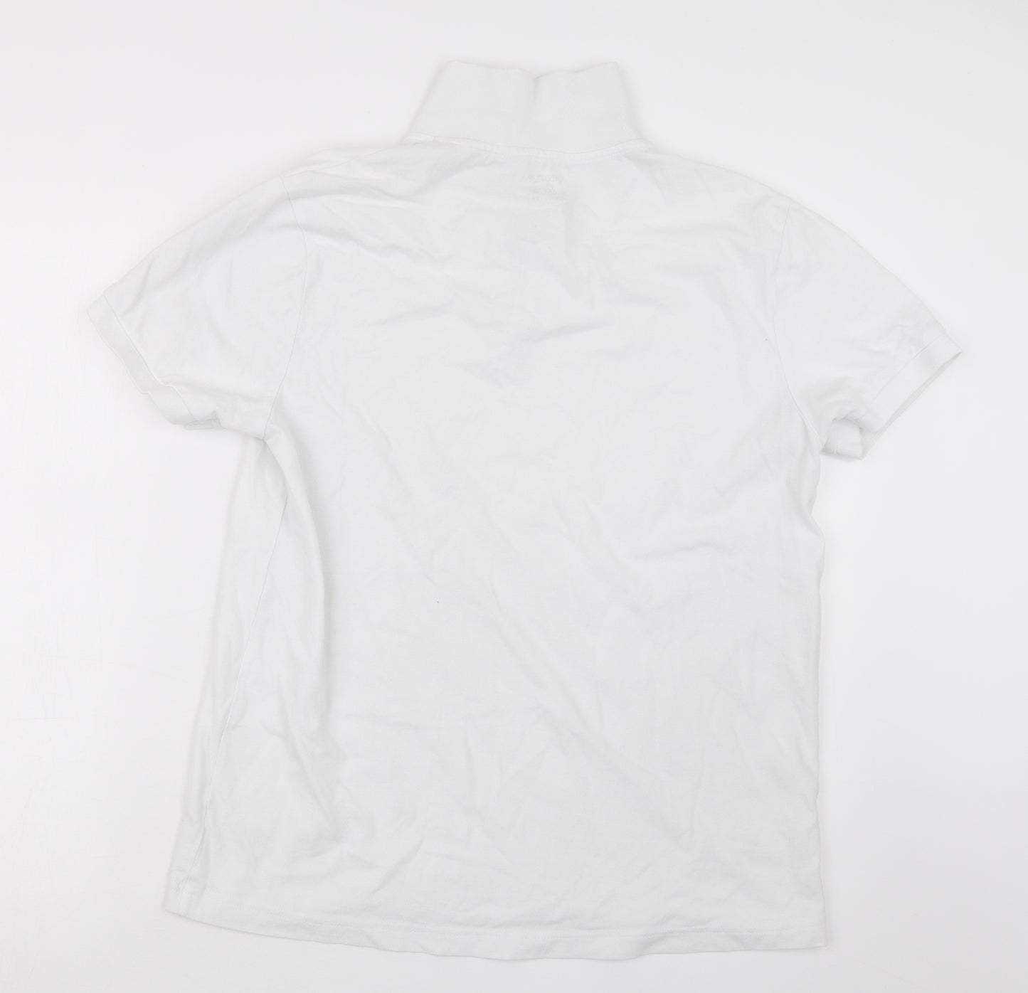 George Mens White    Polo Size L