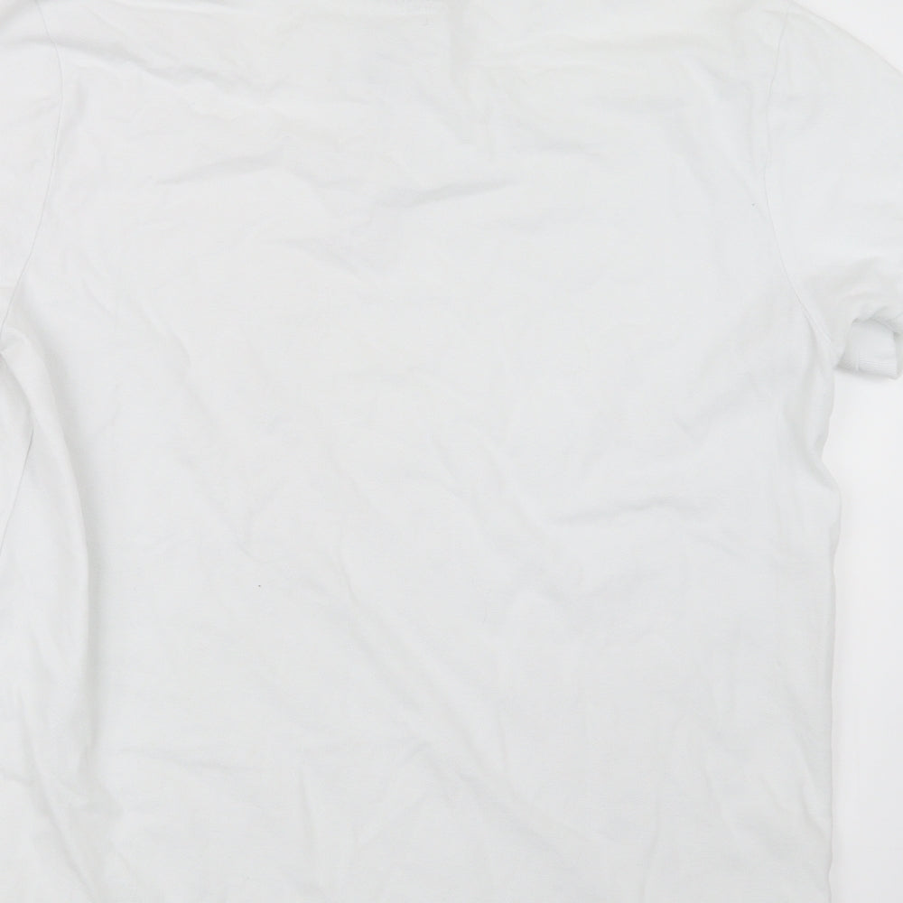 George Mens White    Polo Size L