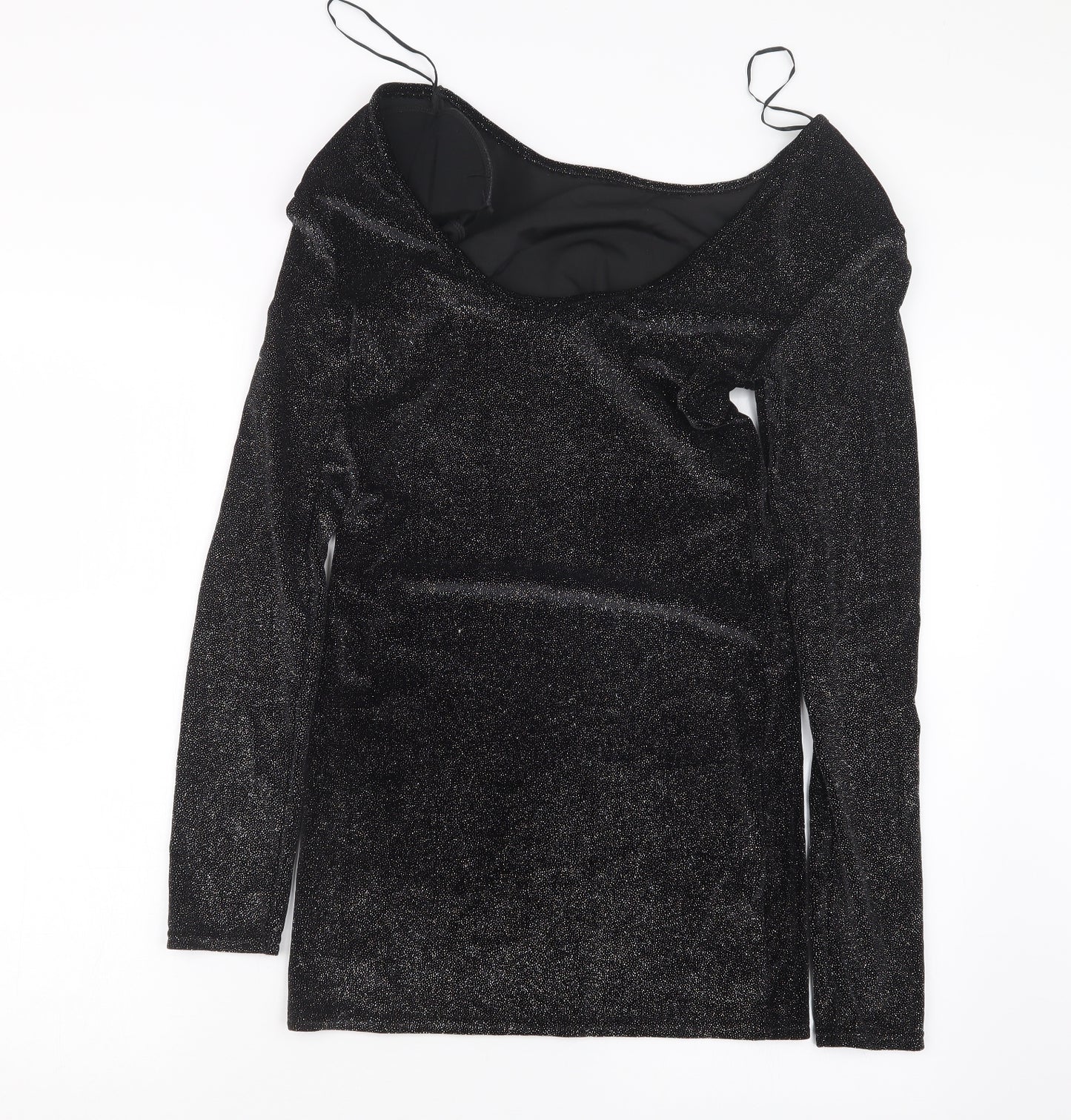 Topshop Womens Black   T-Shirt Dress  Size 10