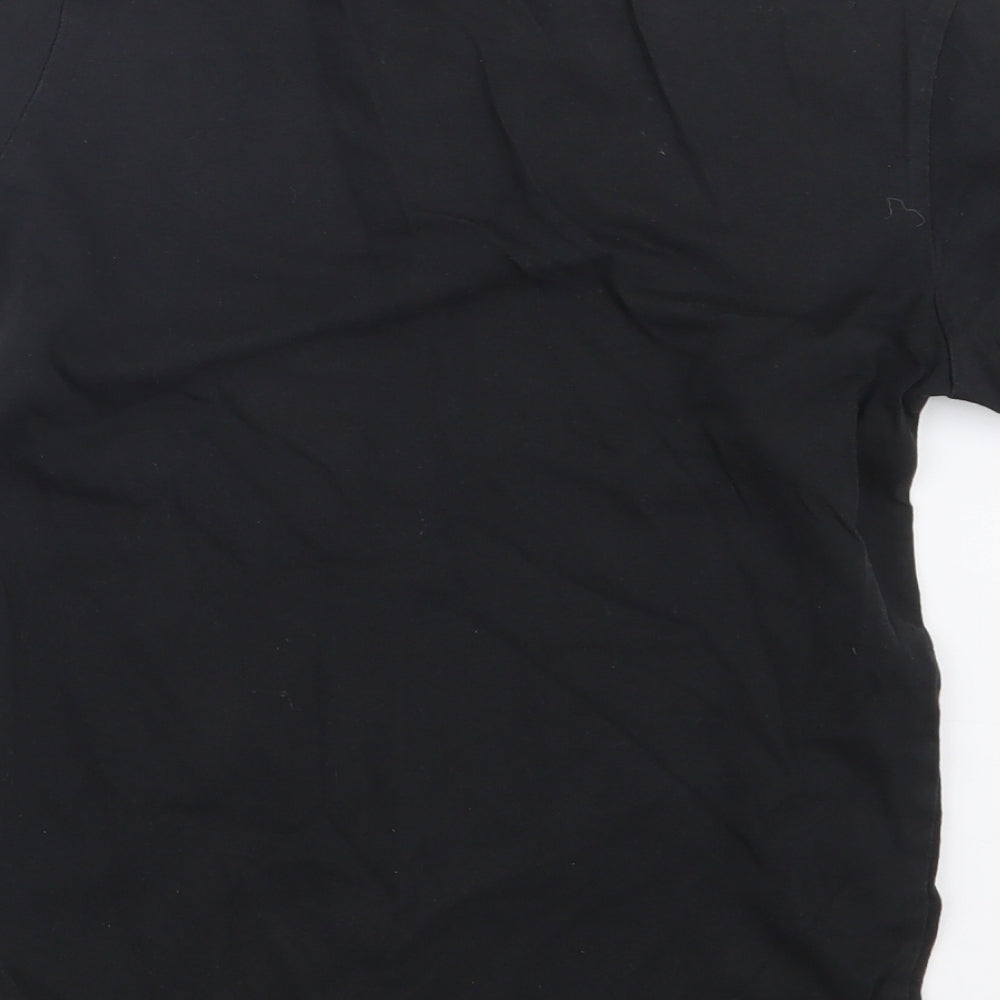 adidas Boys Black   Basic T-Shirt Size 7-8 Years