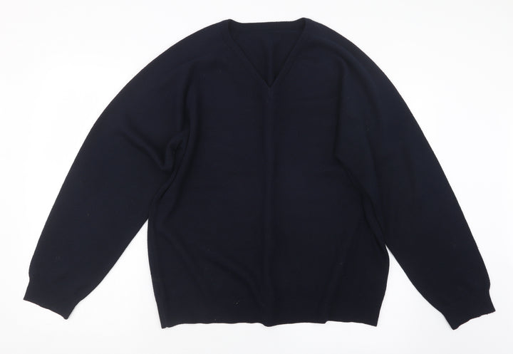 BHS Mens Blue Knit Pullover Jumper Size L