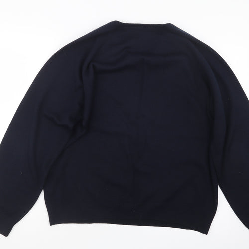BHS Mens Blue  Knit Pullover Jumper Size L