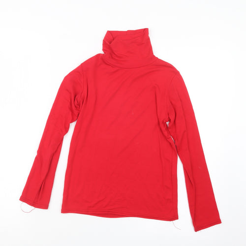 Panzy Girls Red   Basic T-Shirt Size 9-10 Years