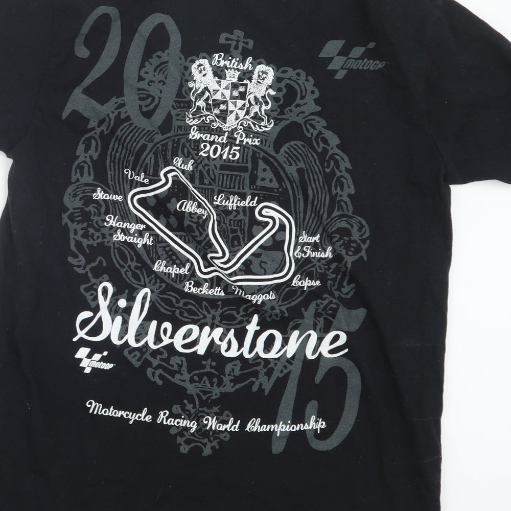 Gildan Mens Black    T-Shirt Size S