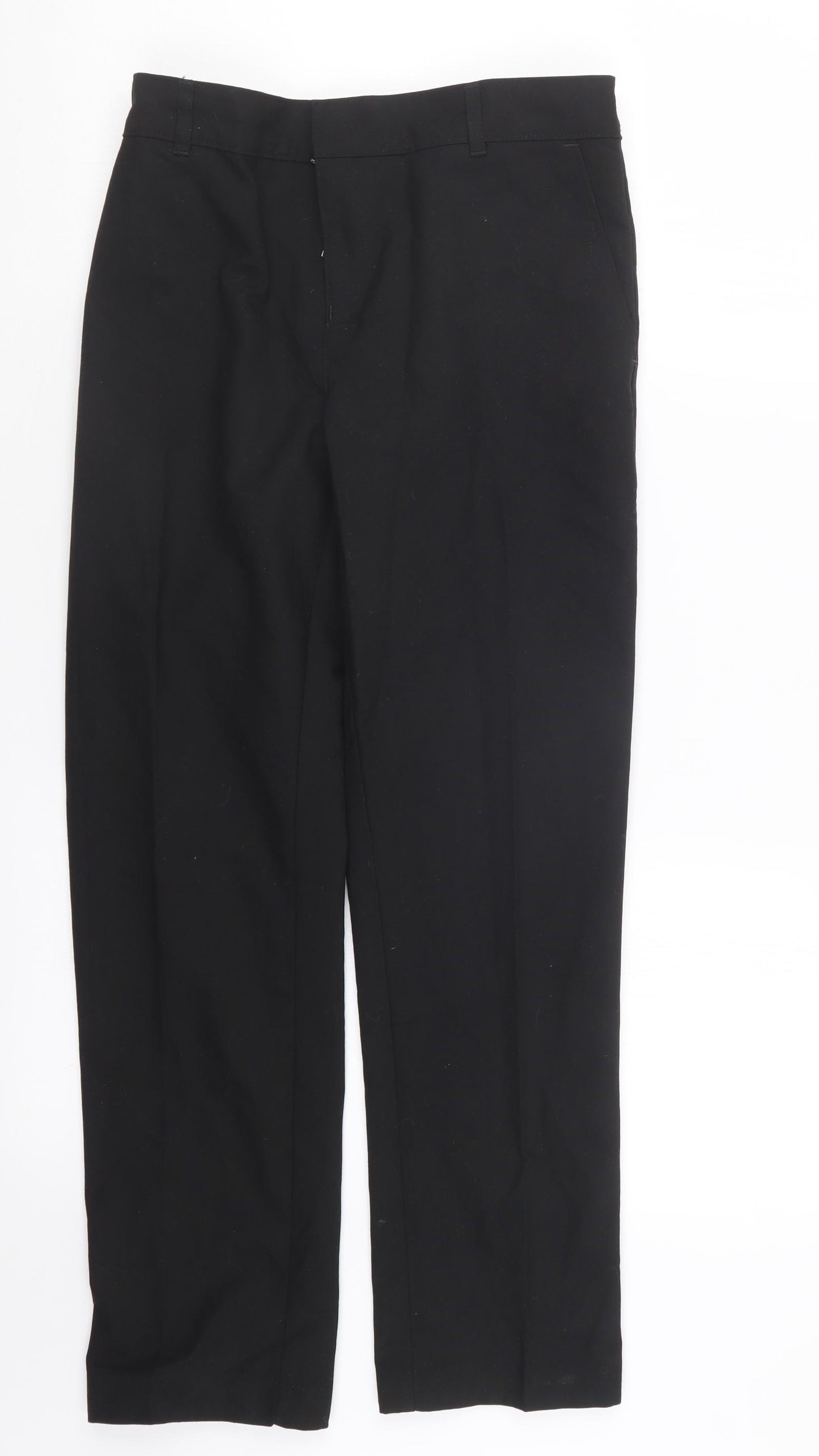 Marks and Spencer Boys Black   Cargo Trousers Size 12-13 Years