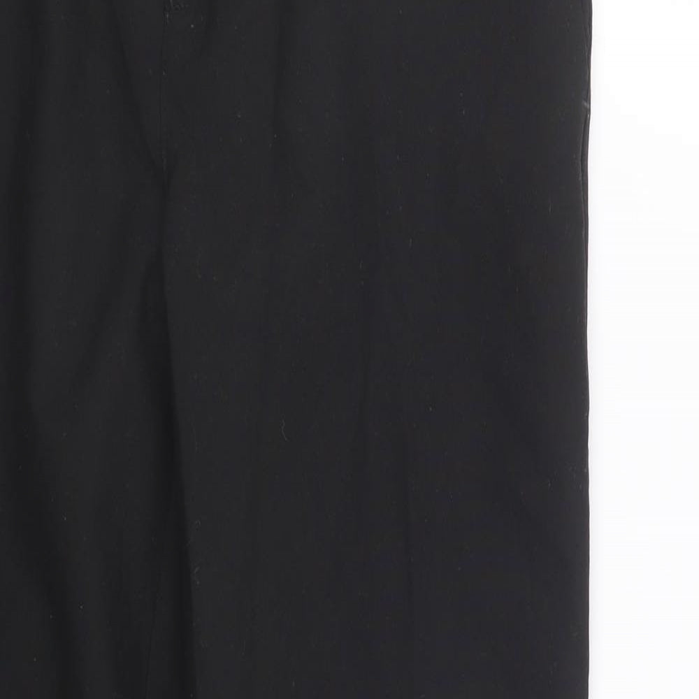 Marks and Spencer Boys Black   Cargo Trousers Size 12-13 Years