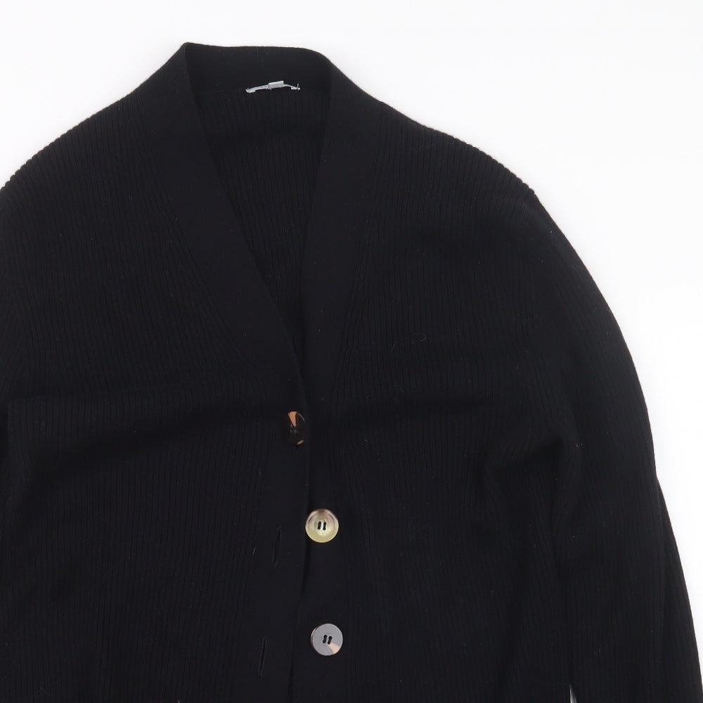 Jigsaw Womens Black   Cardigan Jumper Size L