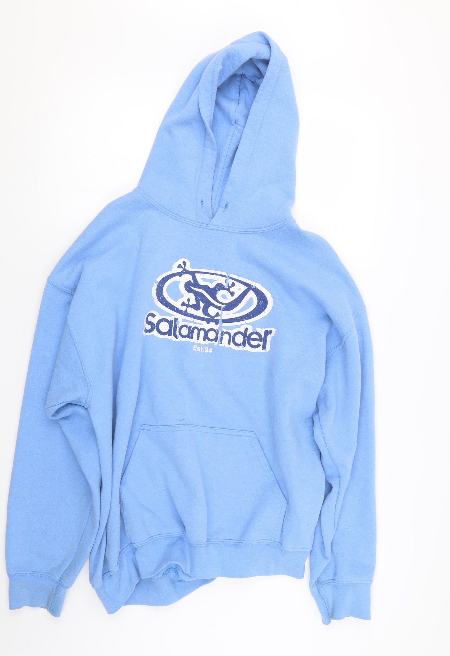 Gildan Mens Blue   Pullover Hoodie Size L