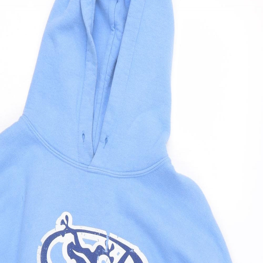 Gildan Mens Blue   Pullover Hoodie Size L