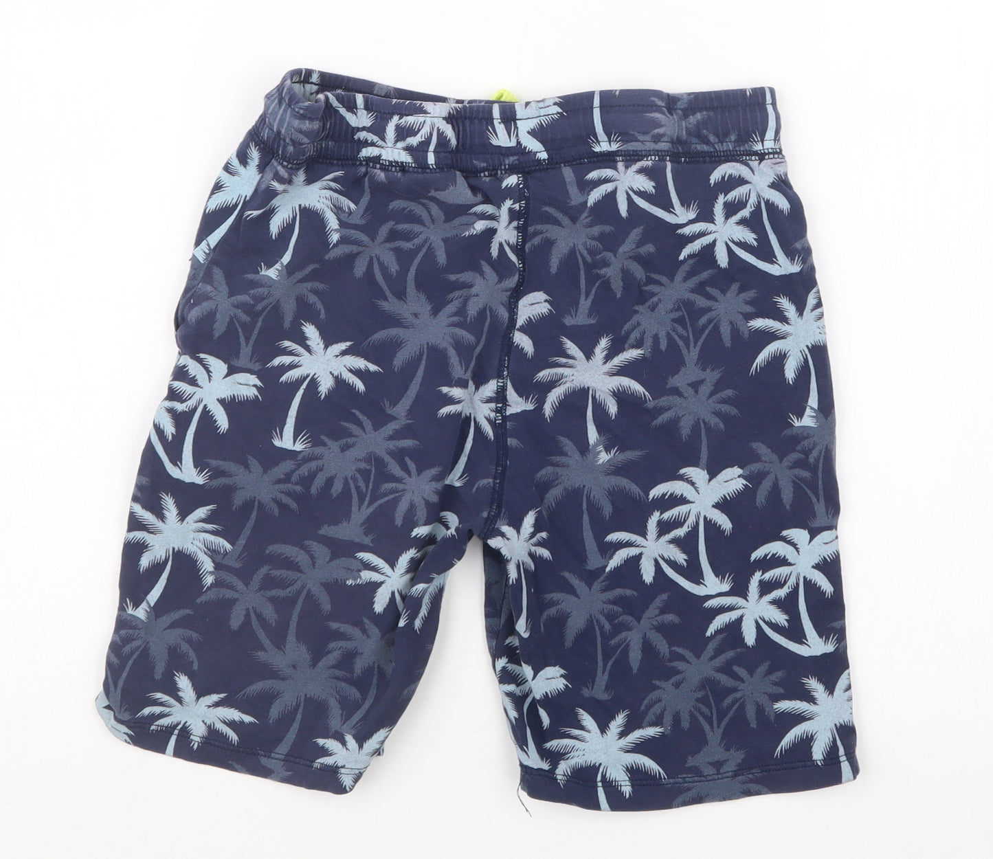 H&M Boys Blue Geometric  Sweat Shorts Size 9 Years