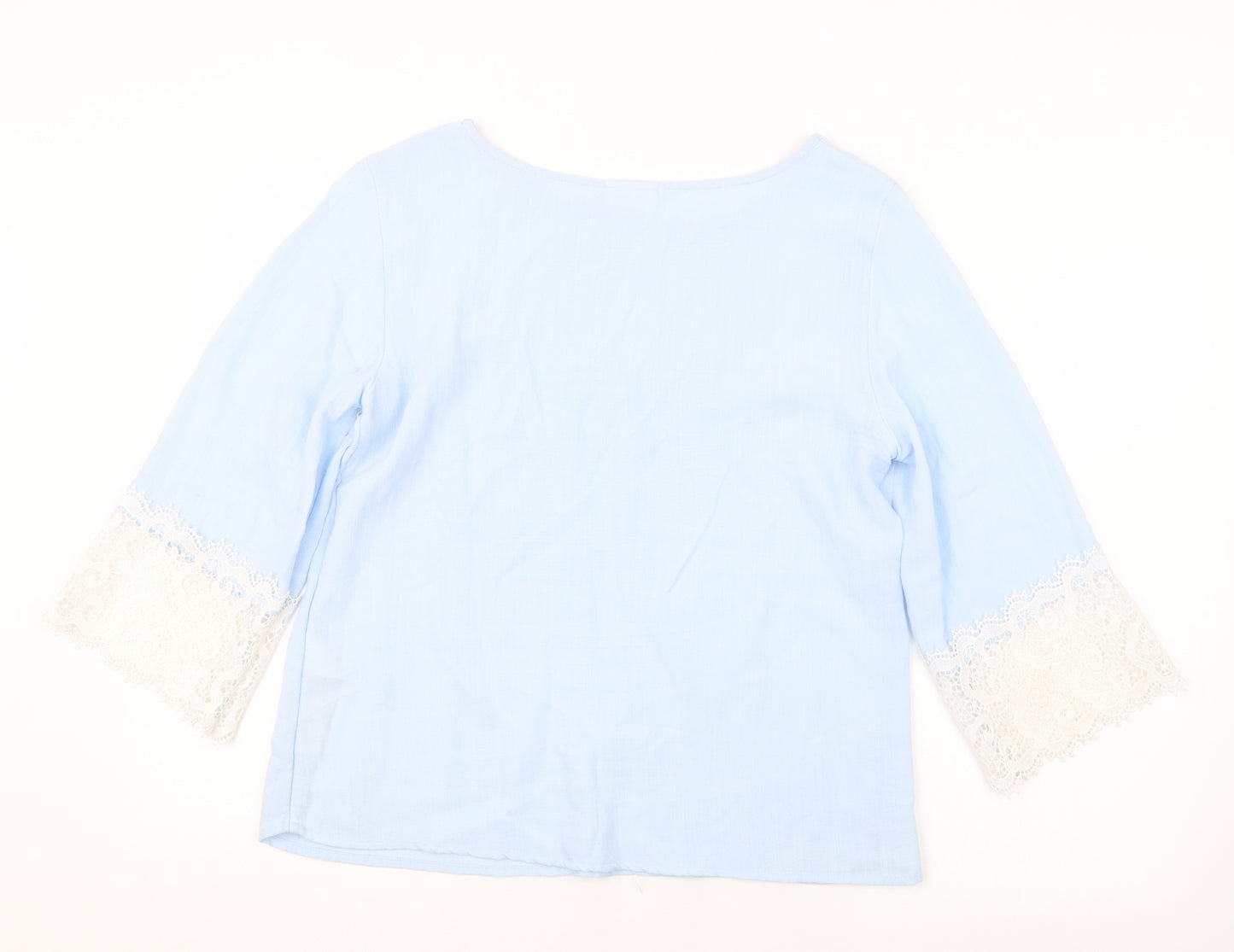 VILA Womens Blue   Basic Blouse Size M