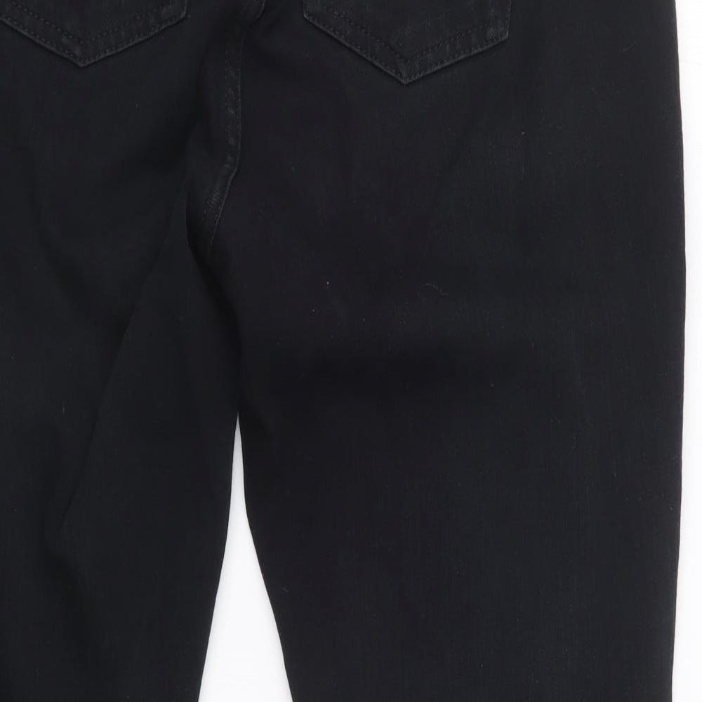 NEXT Womens Black  Denim Skinny Jeans Size 14 L27 in