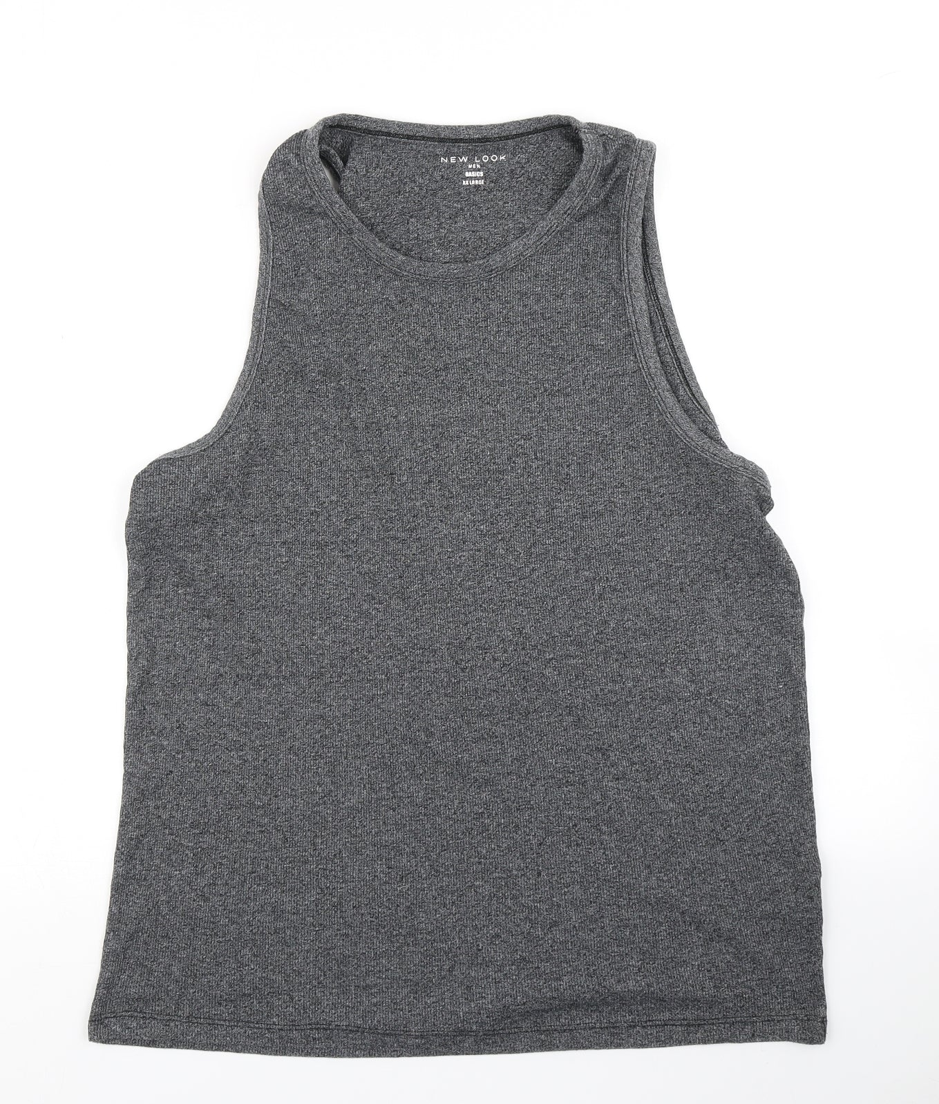 New Look Mens Grey    T-Shirt Size XL  - Tank Vest