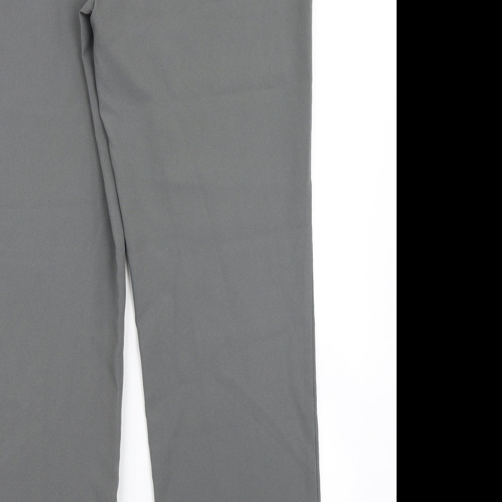 Anthology Womens Grey   Dress Pants Trousers Size 14 L29 in