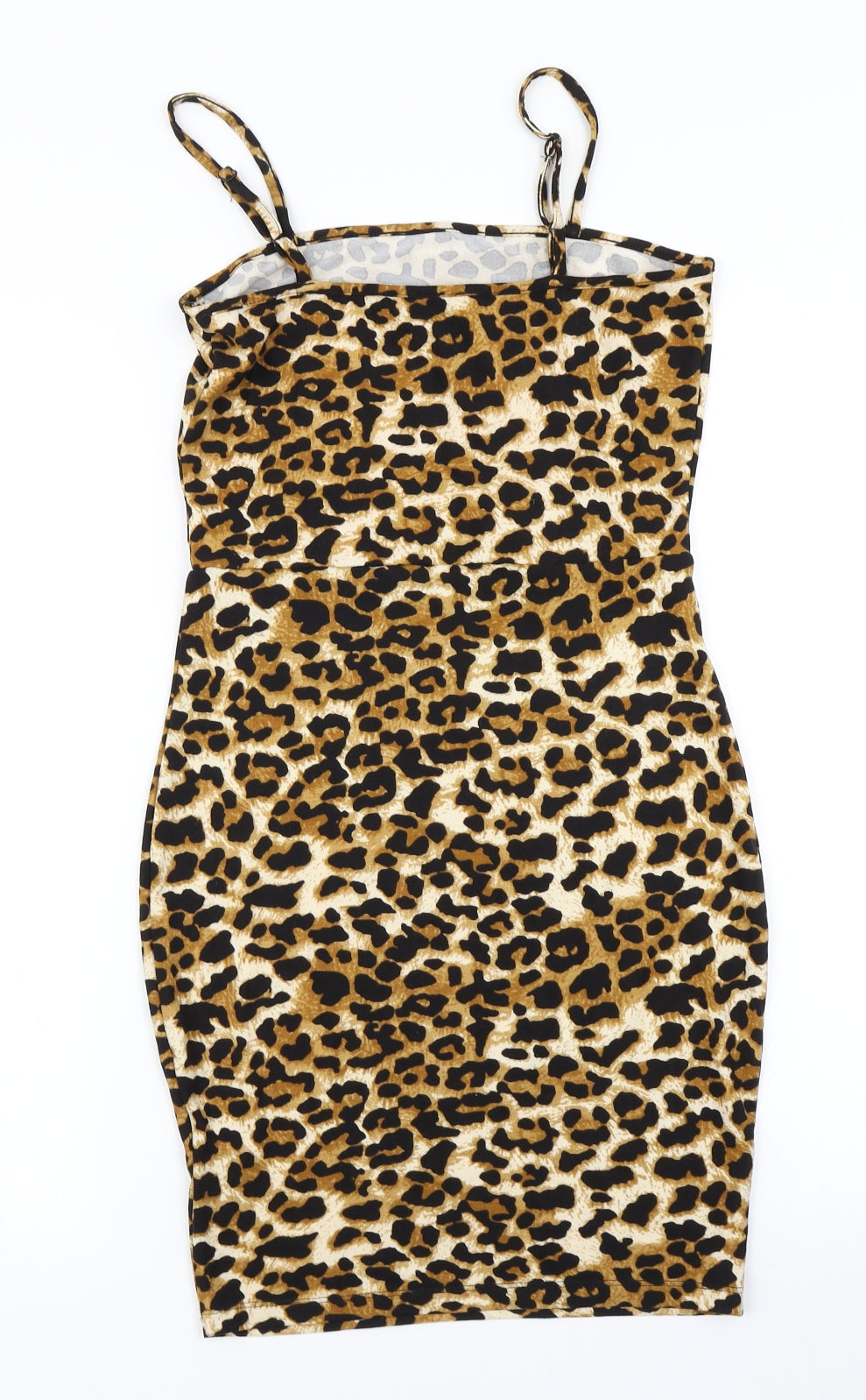 SheIn Womens Brown Animal Print  Bodycon  Size M