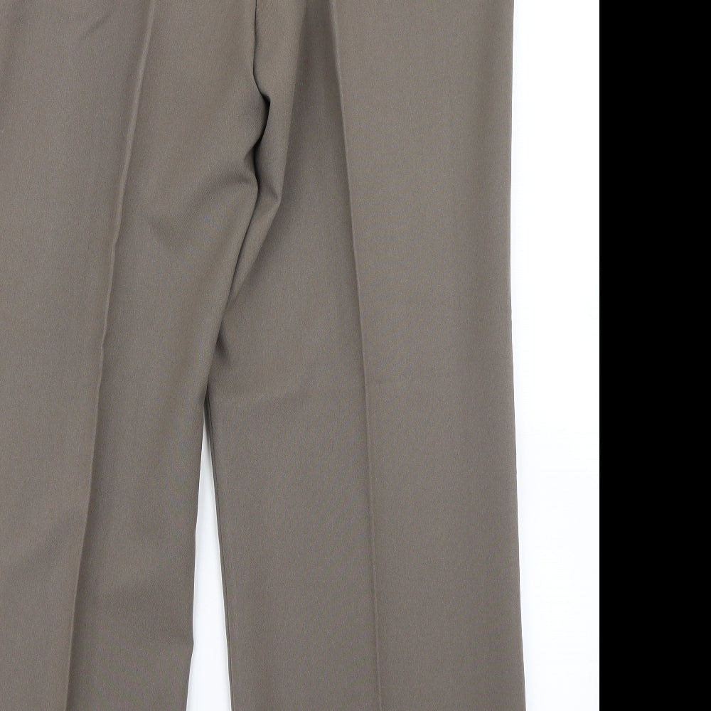 Marks & Spencer Womens Brown   Dress Pants Trousers Size 18 L26 in