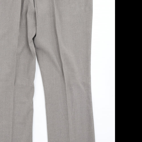 M&S Colelction Womens Brown   Dress Pants Trousers Size 18 L27 in