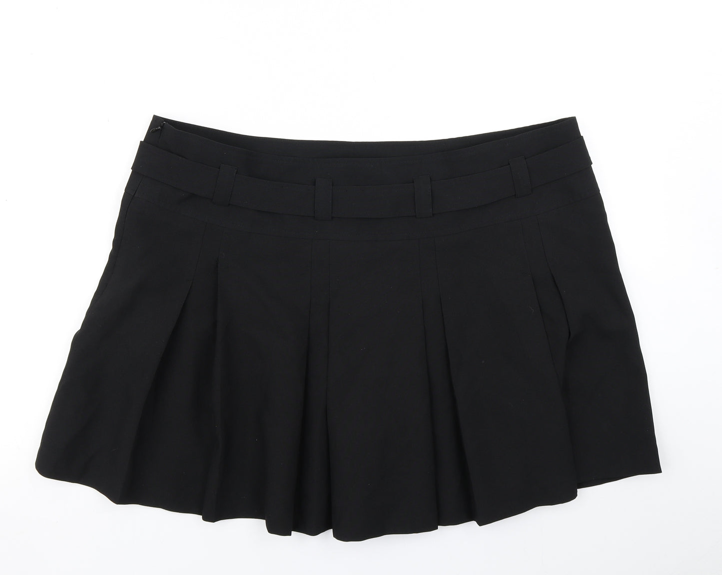 G21 Womens Black   Pleated Skirt Size 20
