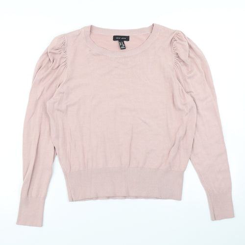 New Look Womens Pink   Pullover Jumper Size 16