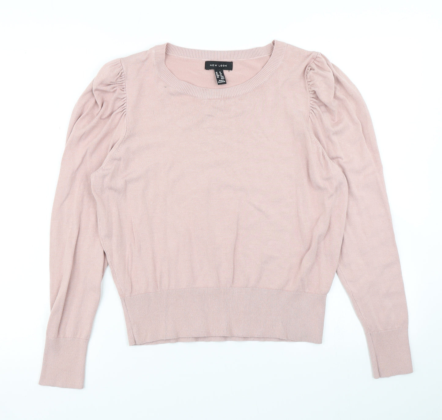 New Look Womens Pink   Pullover Jumper Size 16