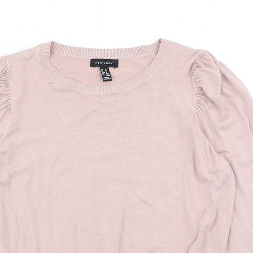 New Look Womens Pink   Pullover Jumper Size 16