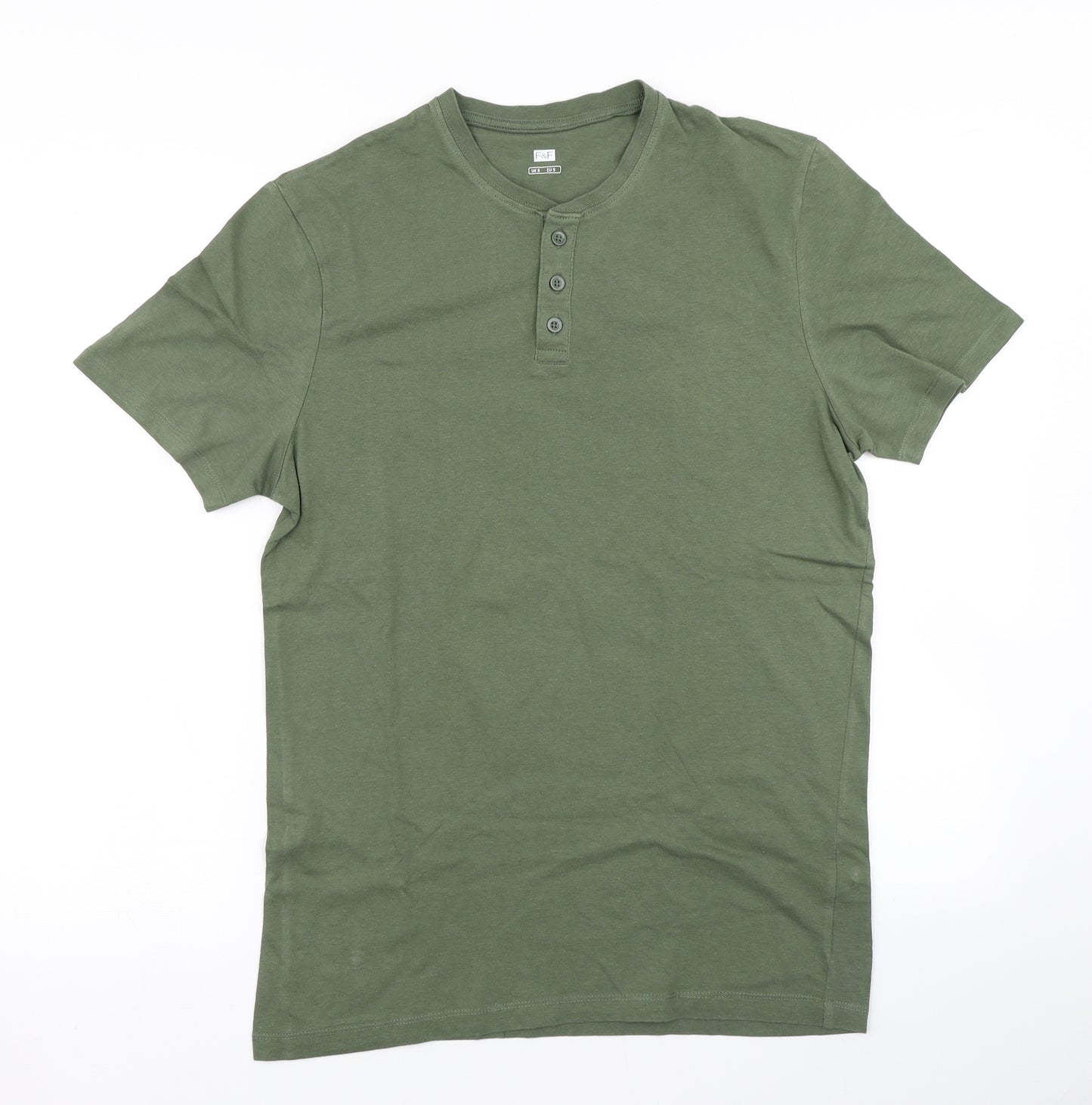 F&F Mens Green    T-Shirt Size S