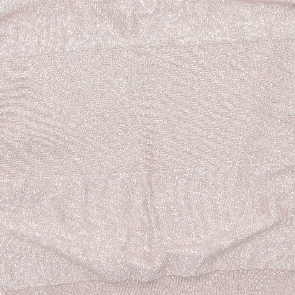 TU Womens Pink  Knit Pullover Jumper Size 10