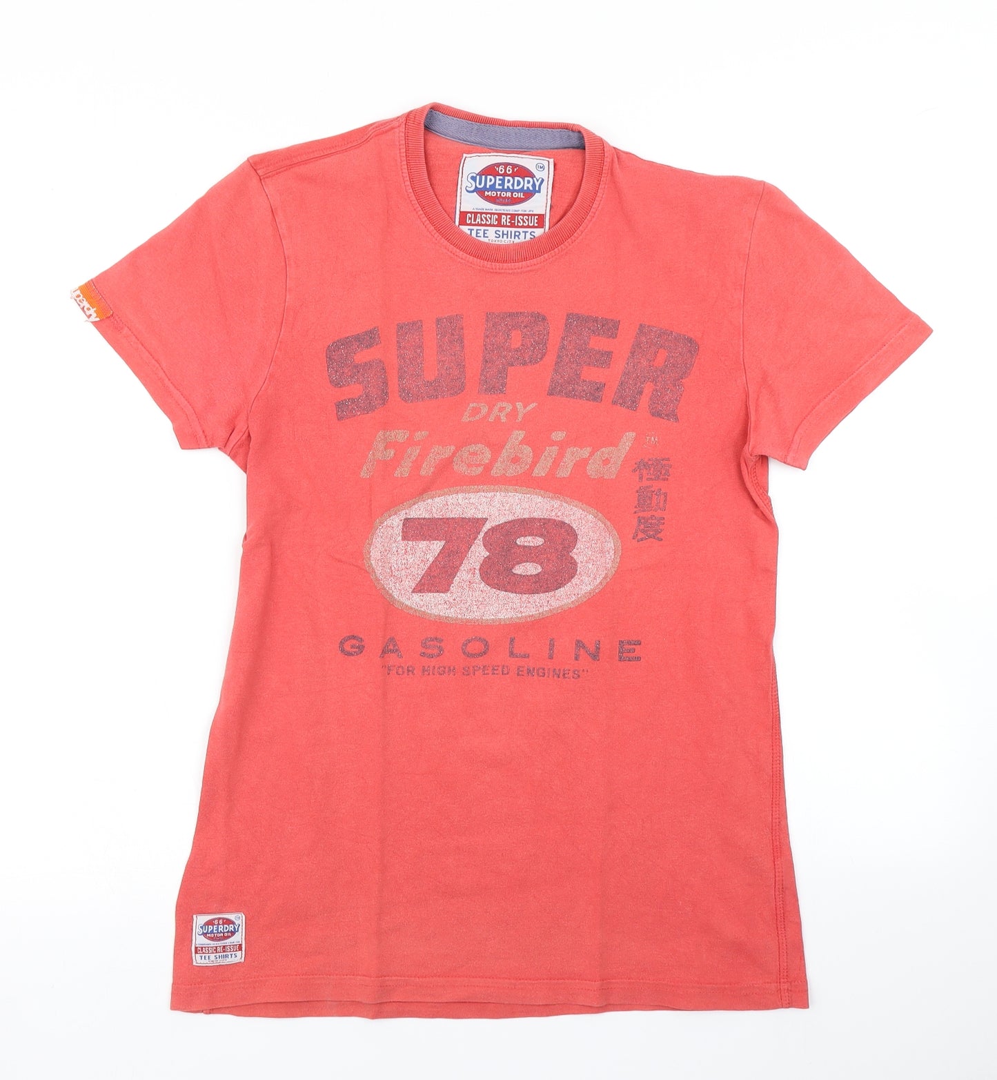 Superdry Mens Pink    T-Shirt Size S