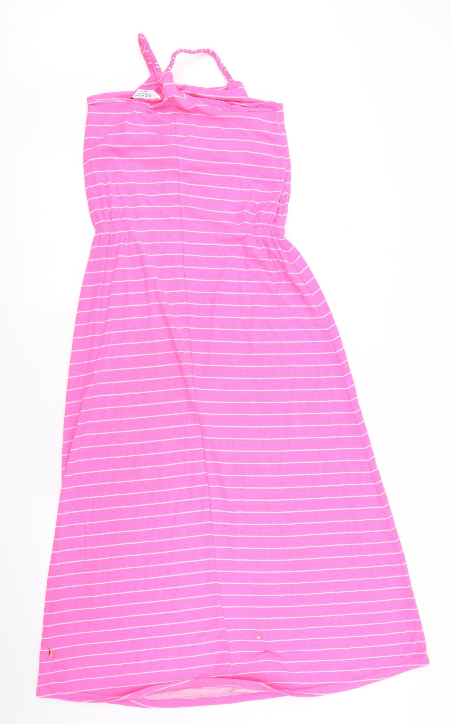 Primark Girls Pink Striped  Maxi  Size 11-12 Years