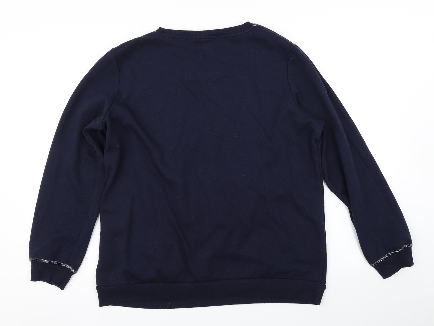 George Womens Blue   Pullover Sweatshirt Size 16  - Christmas jumper