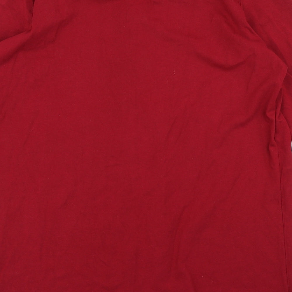 Cotton Traders Womens Red   Basic T-Shirt Size 14