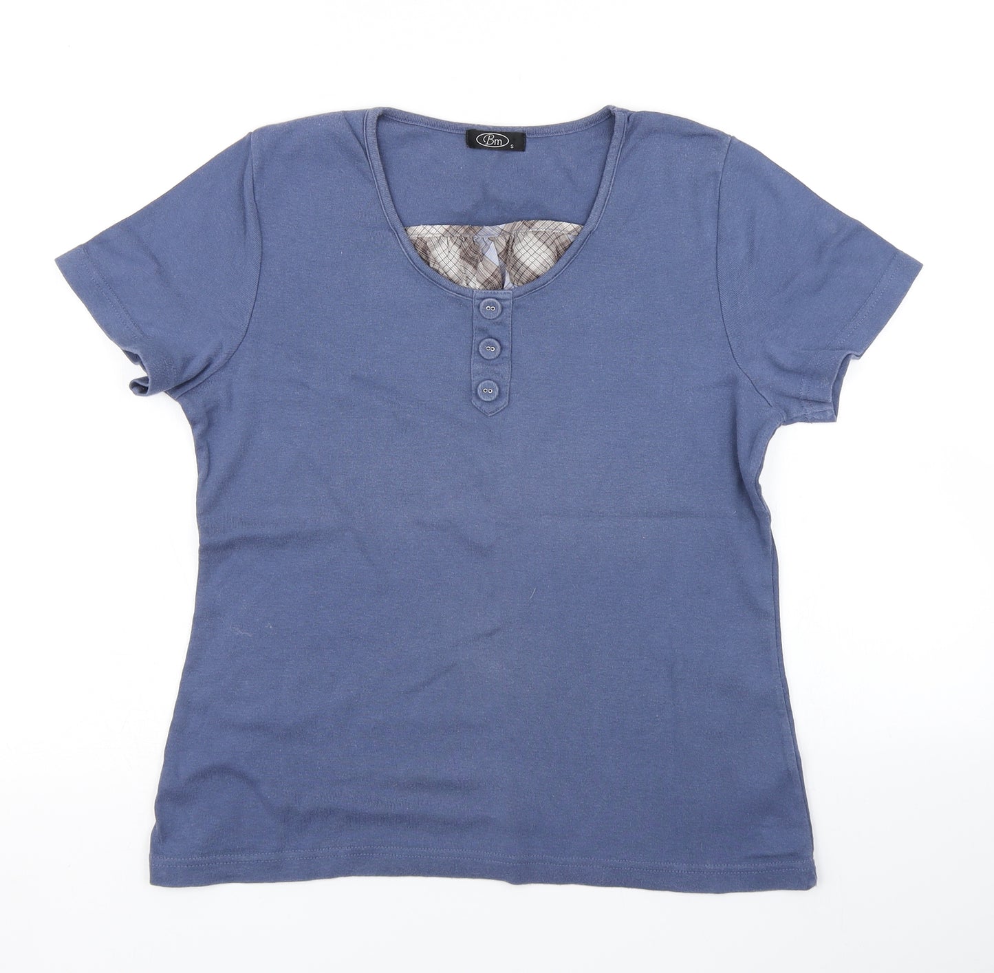 BM Womens Blue   Basic T-Shirt Size S