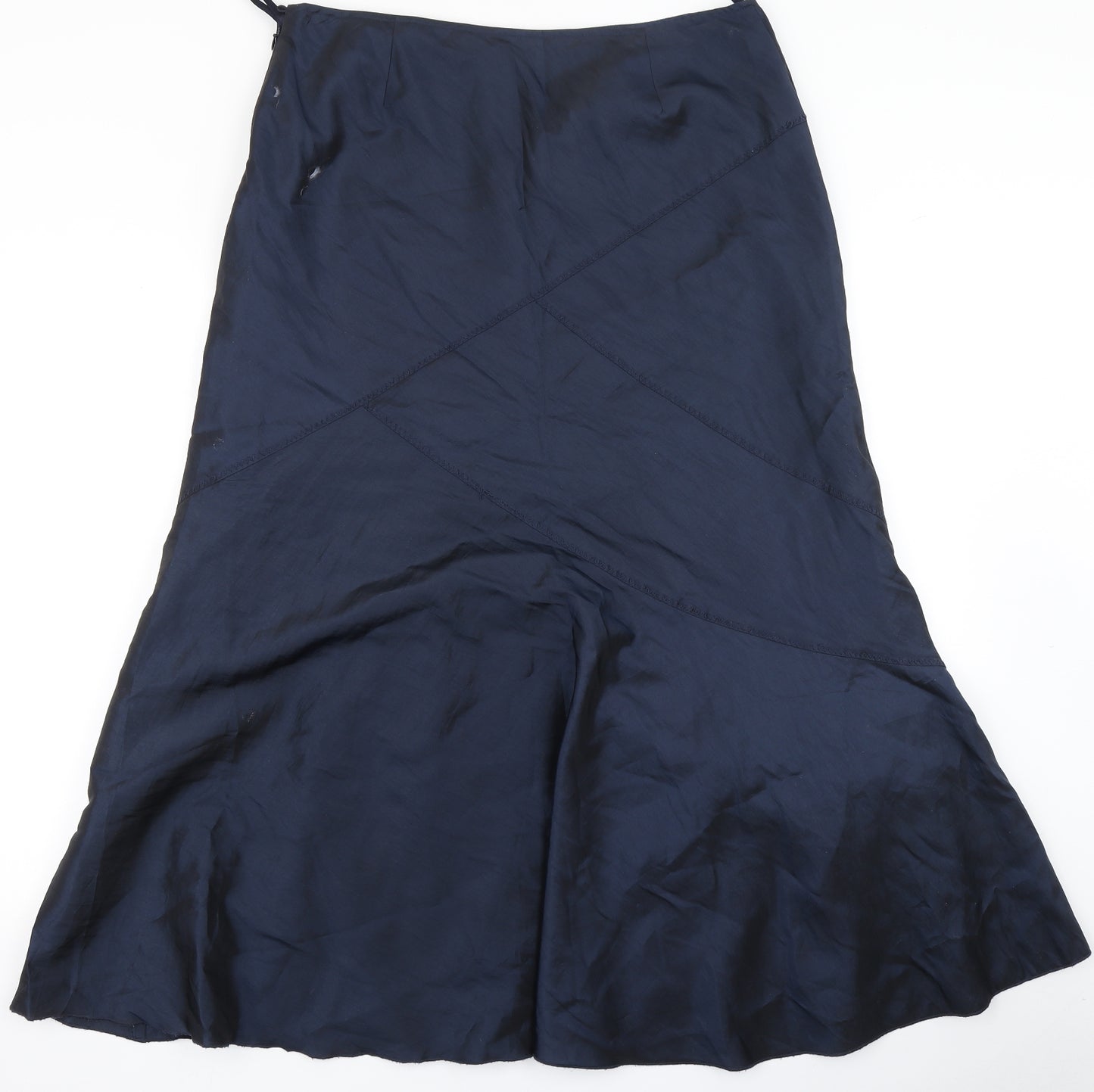 Per Una Womens Blue   Flare Skirt Size 16
