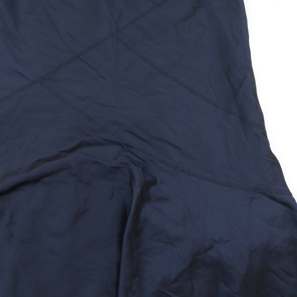 Per Una Womens Blue   Flare Skirt Size 16