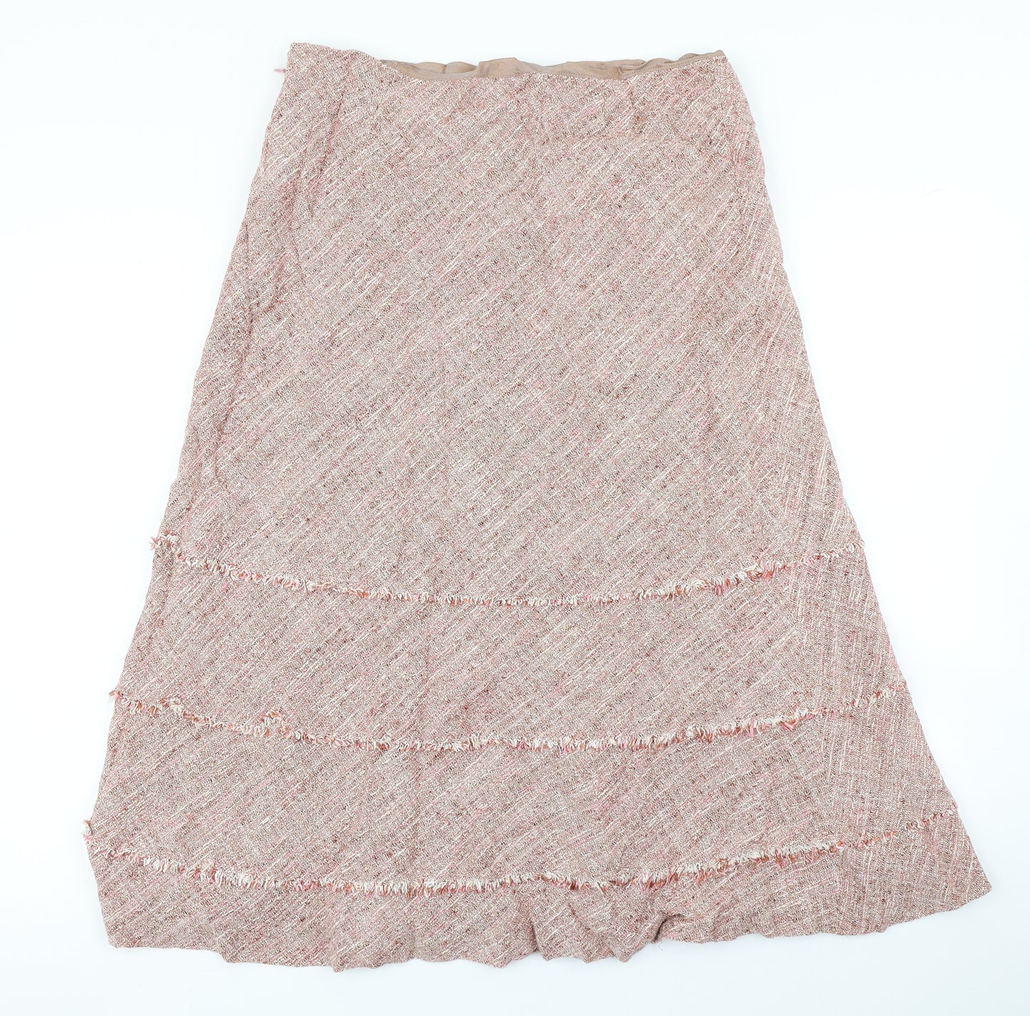 Kwn Womens Brown   Flare Skirt Size 14