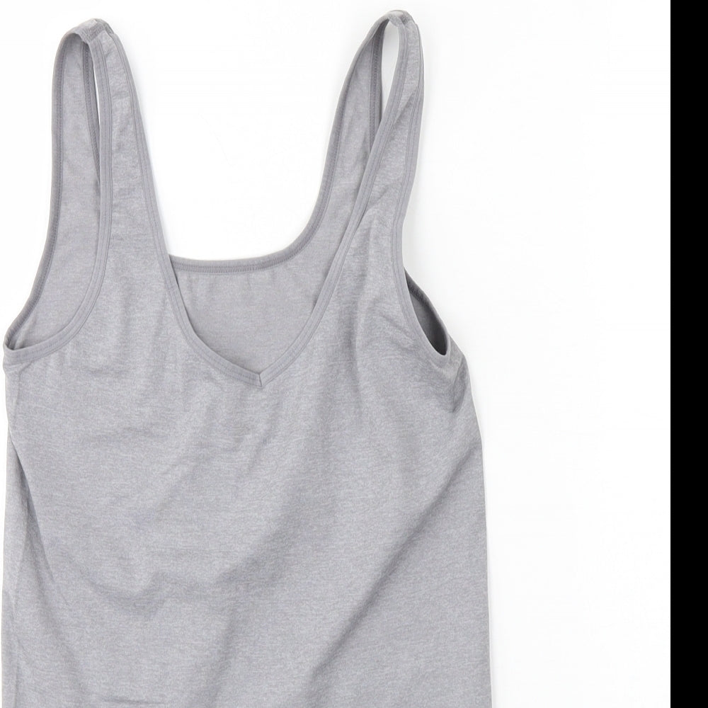 Ellen Tracy Womens Grey   Basic Tank Size M