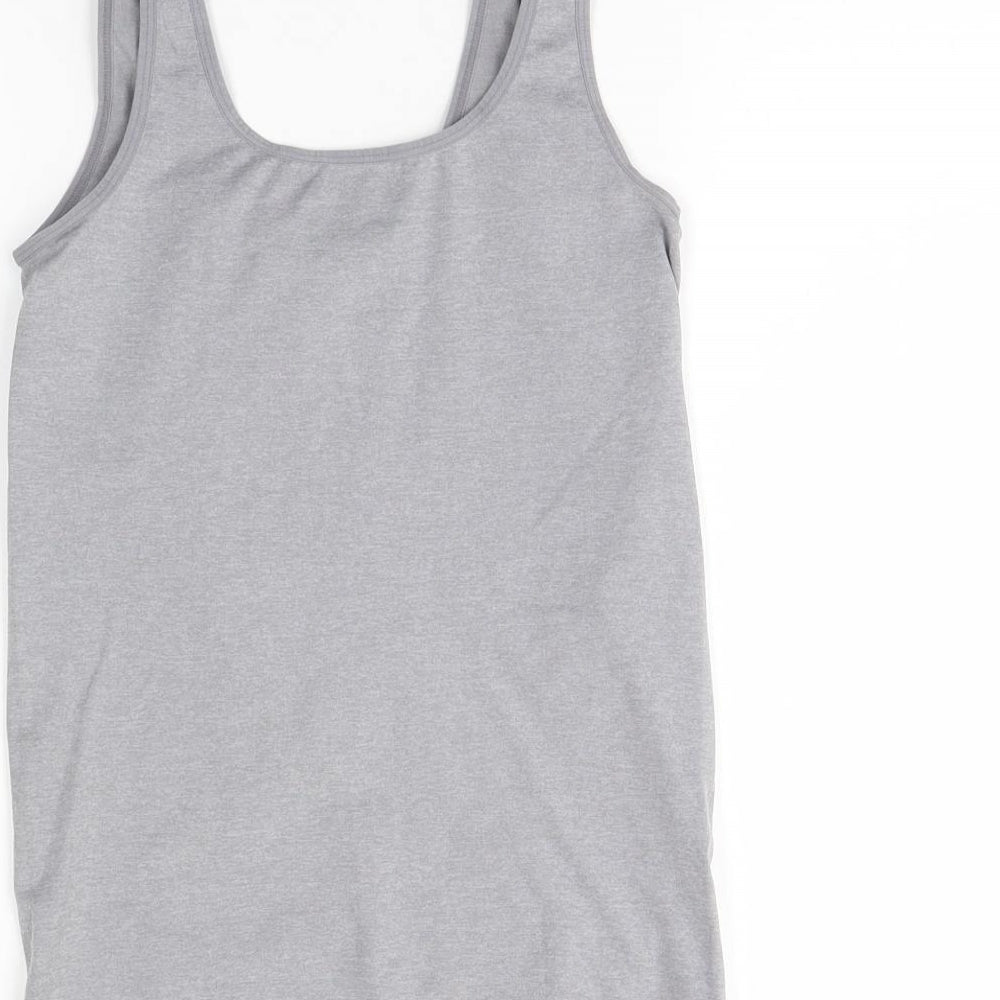 Ellen Tracy Womens Grey   Basic Tank Size M