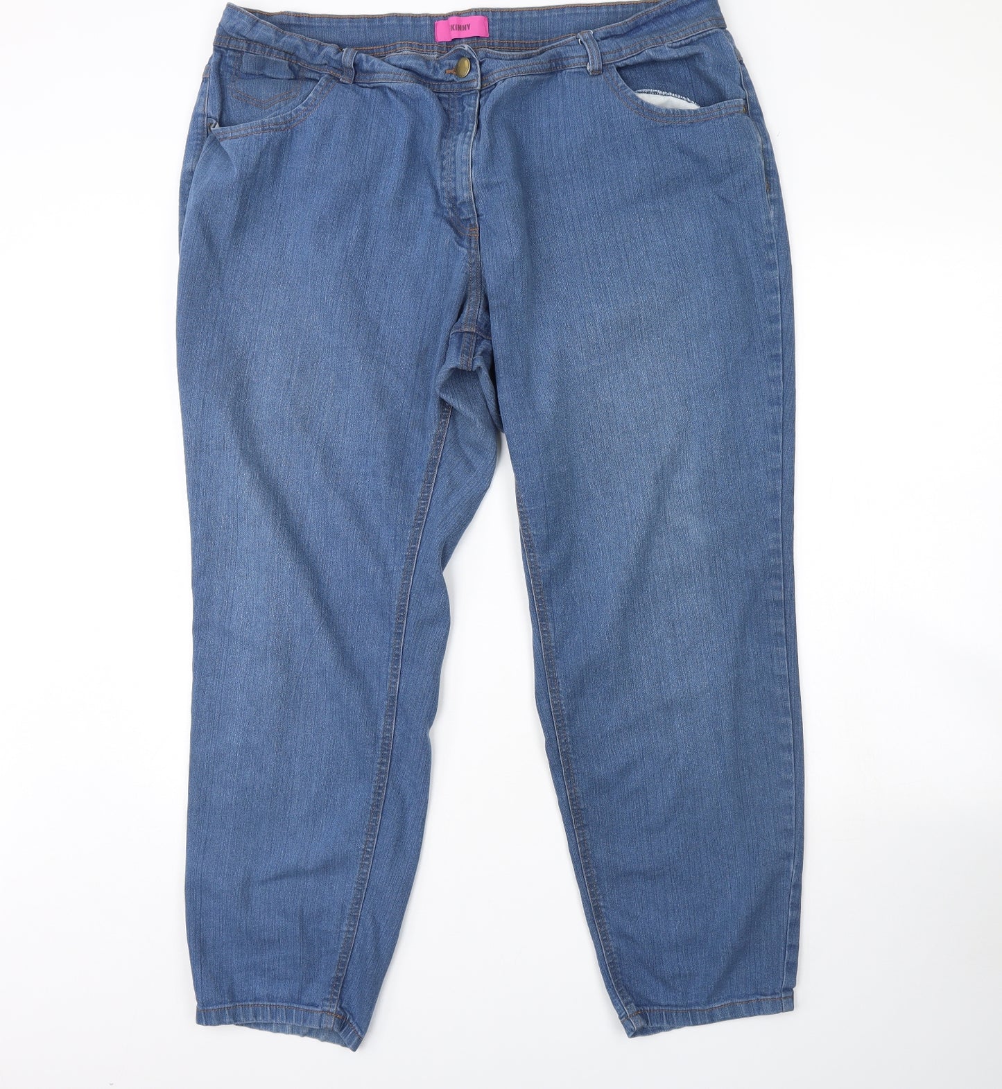George Womens Blue  Denim Skinny Jeans Size 22 L30 in