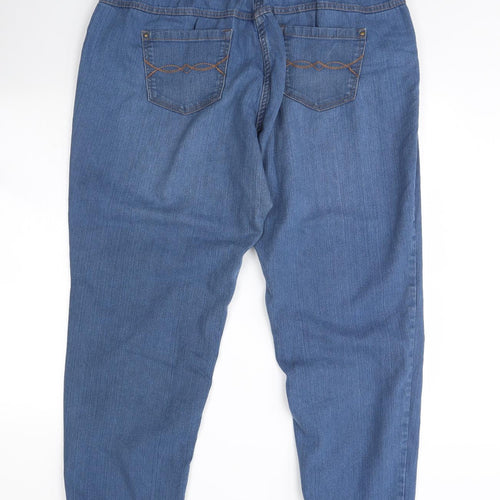 George Womens Blue  Denim Skinny Jeans Size 22 L30 in
