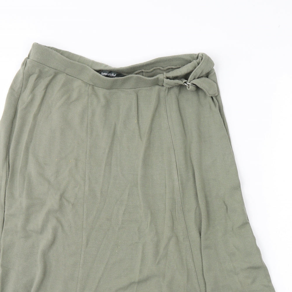 Bonmarché Womens Green   Flare Skirt Size 12