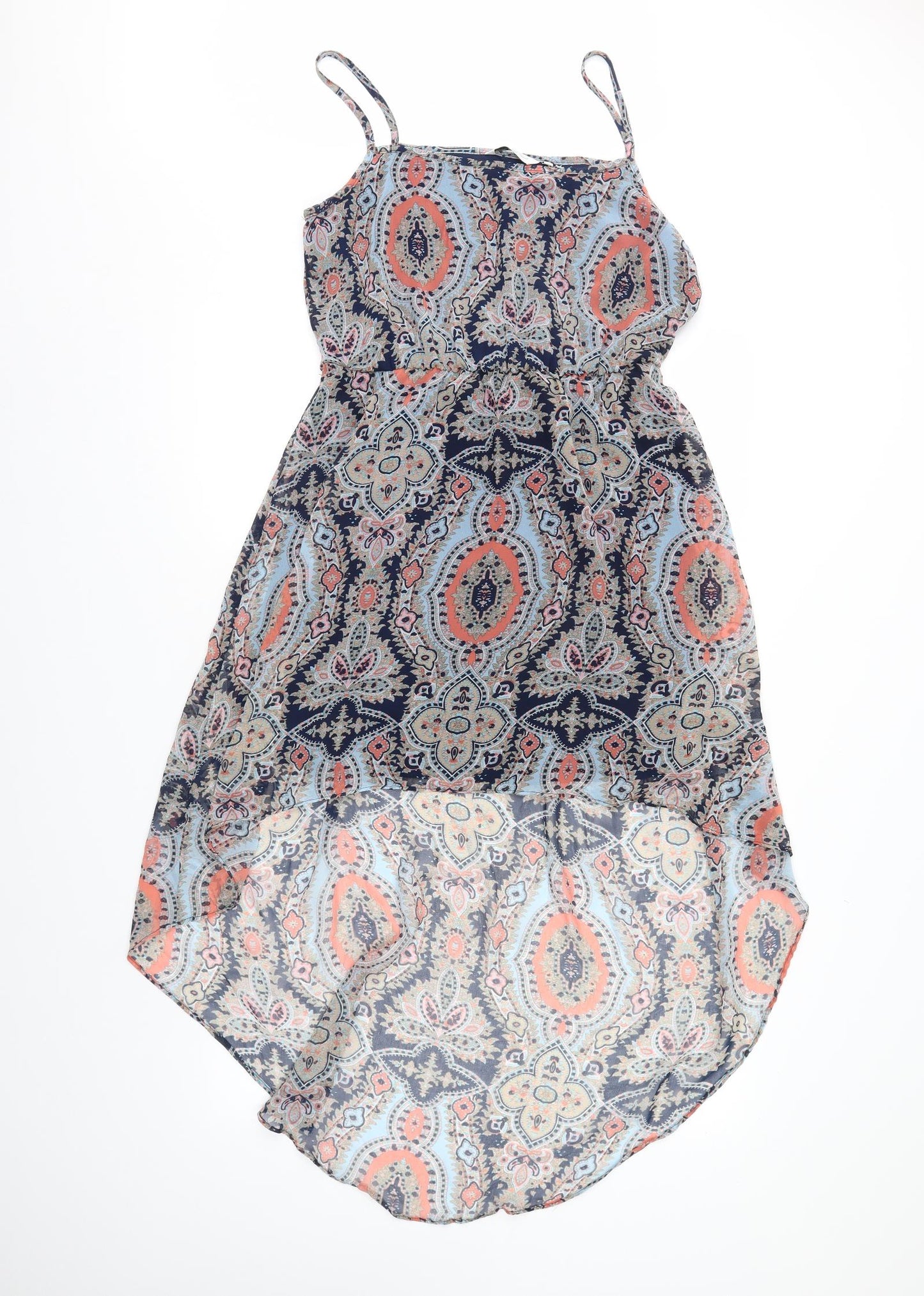 New Look Womens Blue Fair Isle  Fit & Flare  Size 12